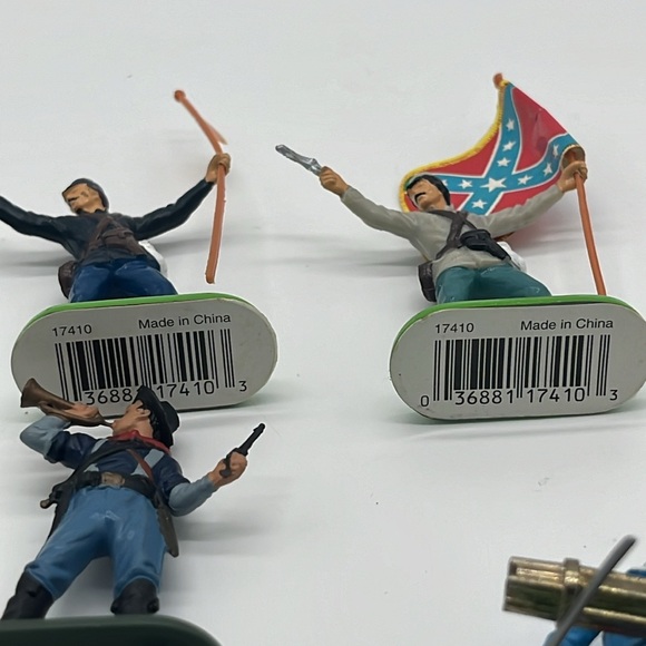 Britain's LTD DEETAIL Confederate Figurines Lot (10 Figurine Pieces) - Picture 11 of 16